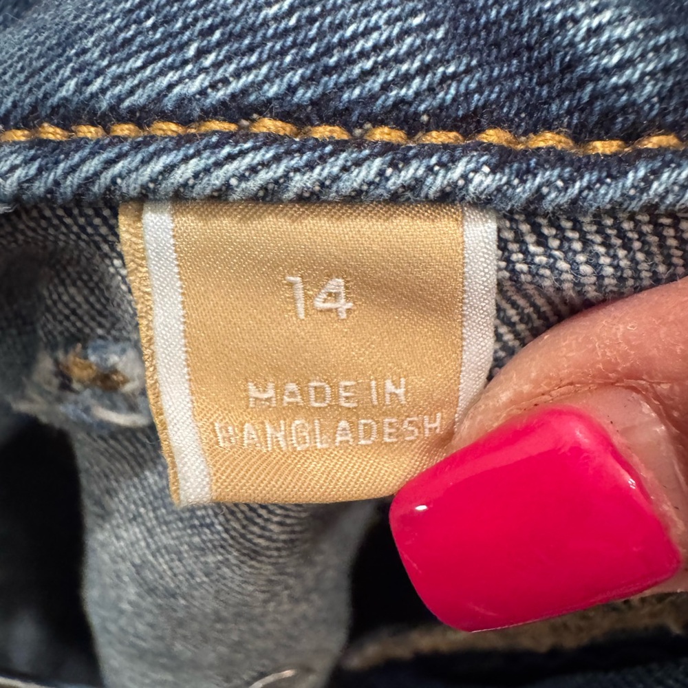 Michael Kors Indigo Denim High-Rise Pocket Shorts - Picture 6 of 7